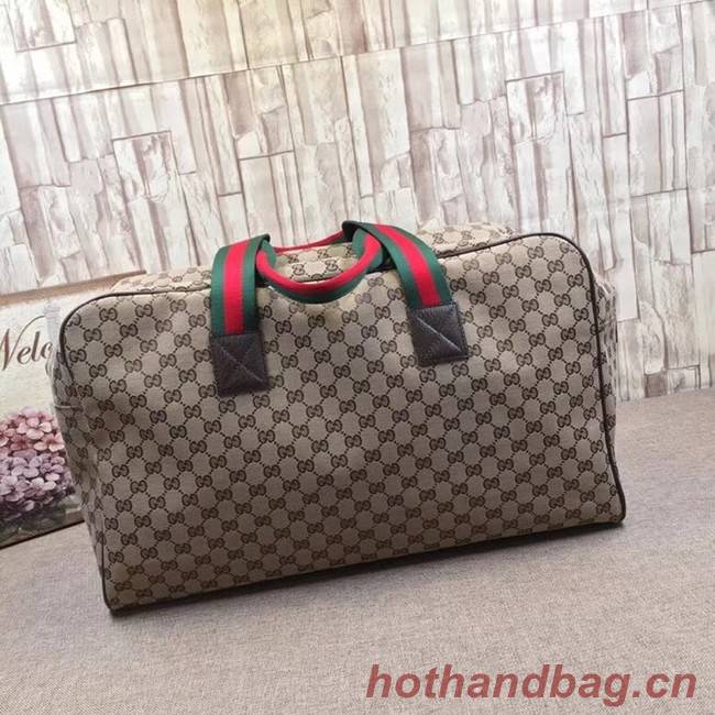 Gucci GG Supreme canvas Travelling bag 146310 brown