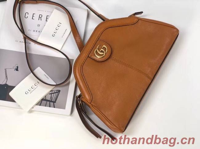 Gucci RE BELLE small shoulder bag 524620 brown