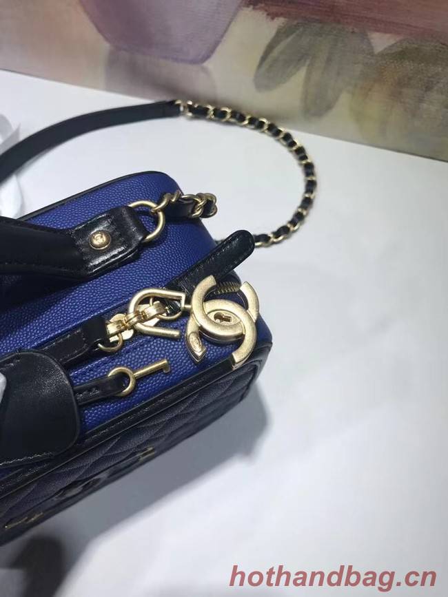 Chanel Vanity Case Original A93343 blue