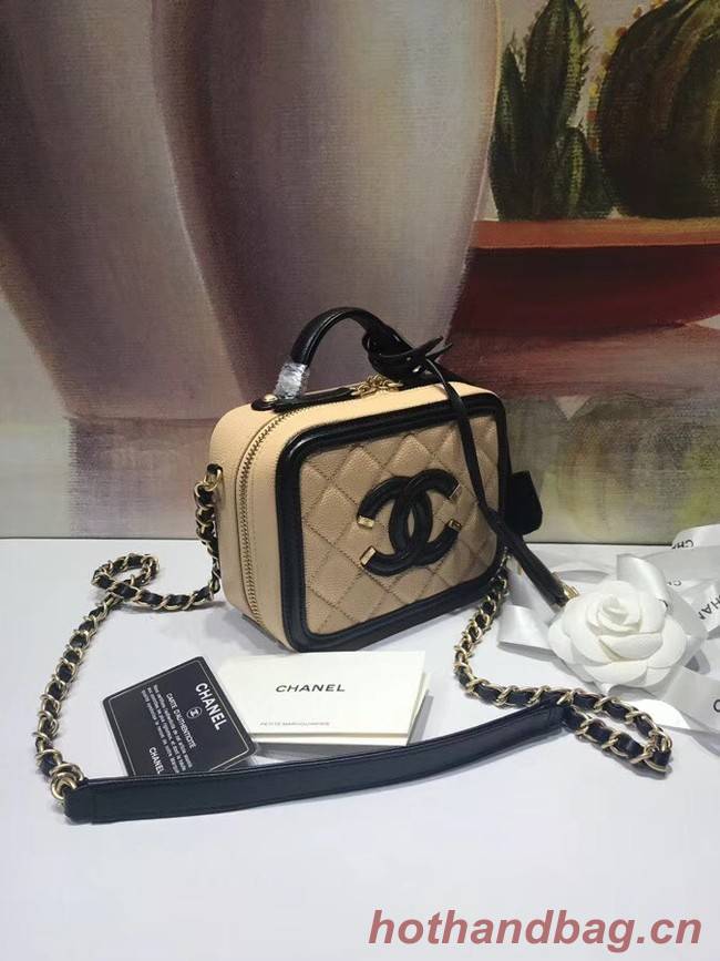 Chanel mini Vanity Case Original A93342 apricot