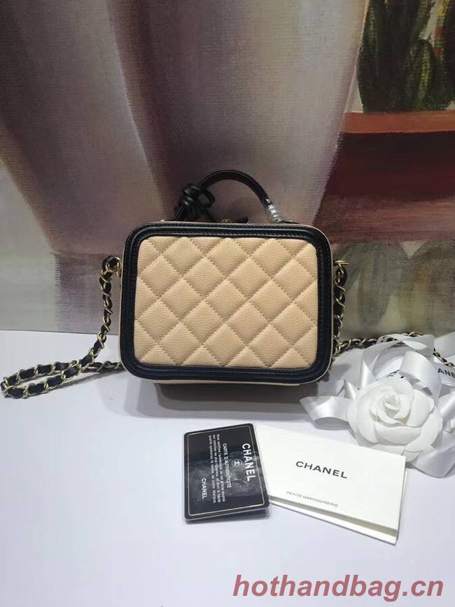 Chanel mini Vanity Case Original A93342 apricot