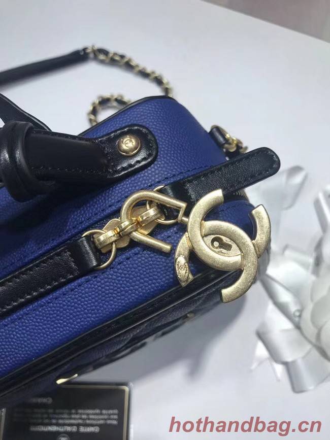 Chanel mini Vanity Case Original A93342 blue