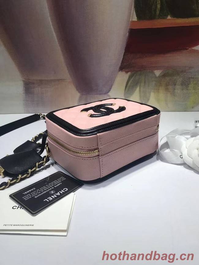 Chanel mini Vanity Case Original A93342 pink