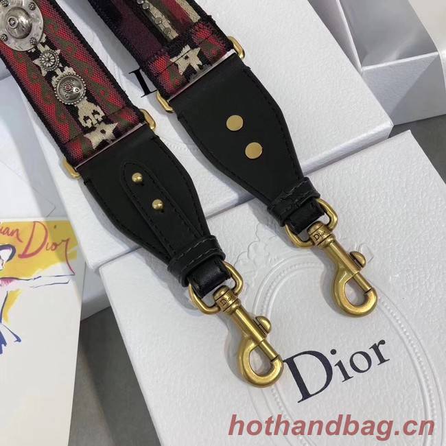 Dior RED CANVAS STRAP 2660