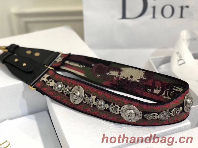 Dior RED CANVAS STRAP 2660