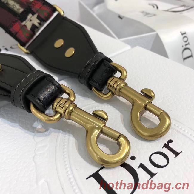 Dior RED CANVAS STRAP 2660