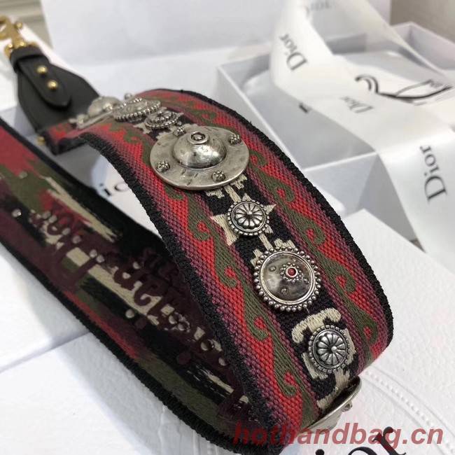 Dior RED CANVAS STRAP 2660