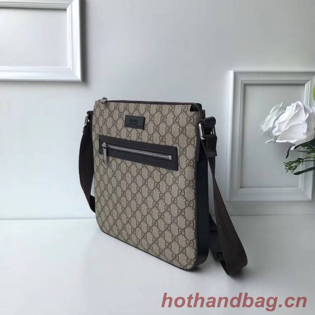 Gucci Courrier soft GG Supreme messenger 406408 brown