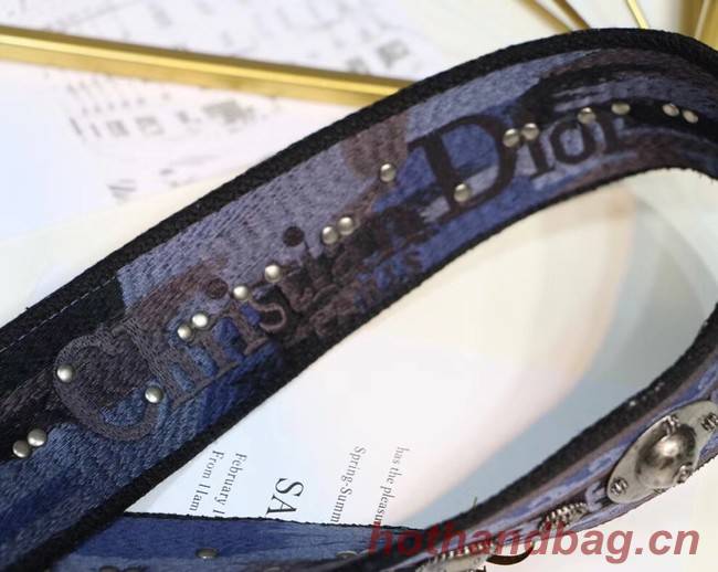 Dior BLUE CANVAS STRAP 03566