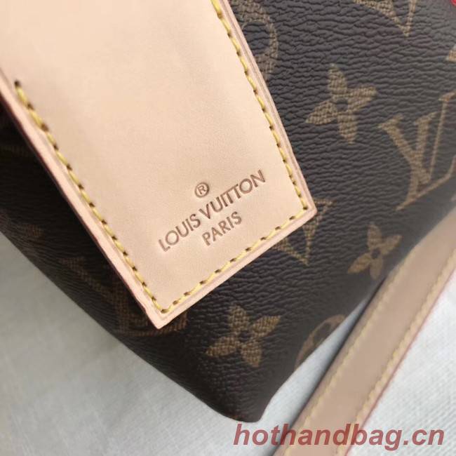 Louis Vuitton Monogram Canvas original V TOTE BB M43966 Cerise Red