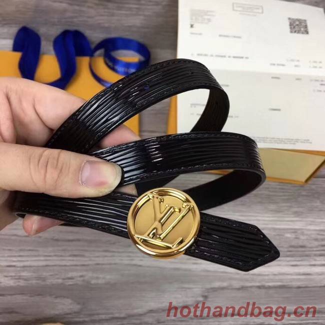 Louis Vuitton CIRCLE 20MM REVERSIBLE BELT M0053U black