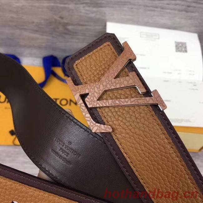 Louis Vuitton INITIALES 40MM BELT M0030 brown