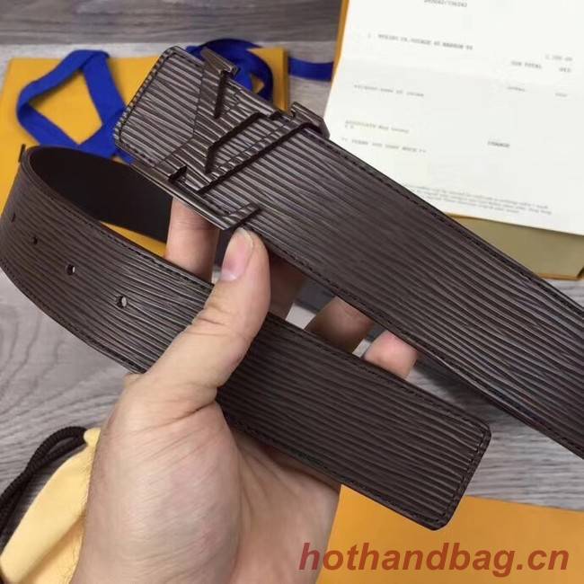 Louis Vuitton INITIALES 40MM BELT M0035S dark brown