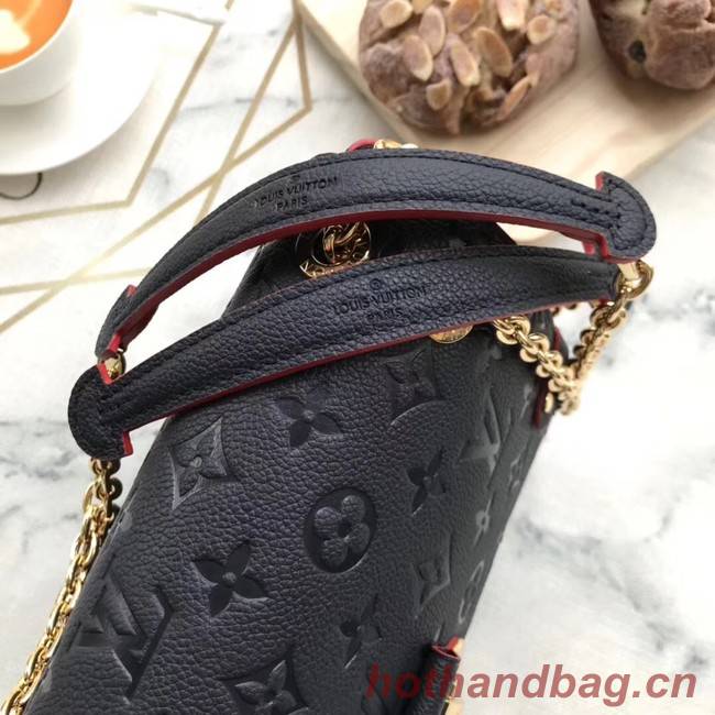 Louis vuitton original mongram empreinte VAVIN PM M52271 Marine Rouge