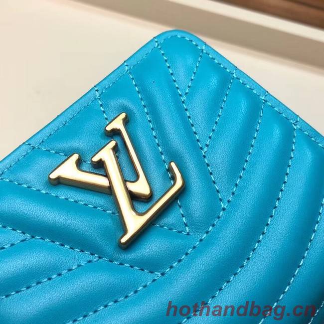 LOUIS VUITTON NEW WAVE COMPACT WALLET M63789 blue