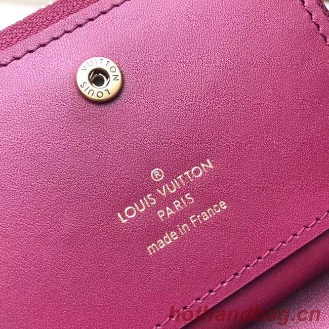 LOUIS VUITTON NEW WAVE COMPACT WALLET M63789 fuchsia