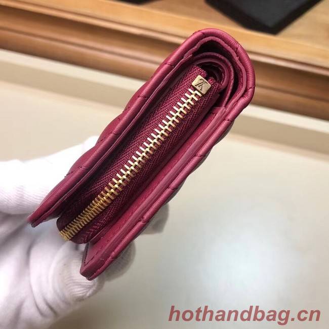 LOUIS VUITTON NEW WAVE COMPACT WALLET M63789 fuchsia