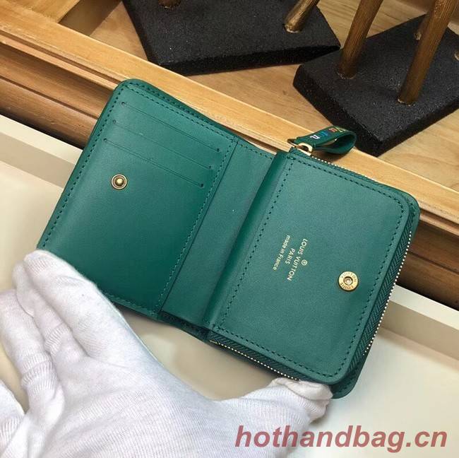 LOUIS VUITTON NEW WAVE COMPACT WALLET M63789 green