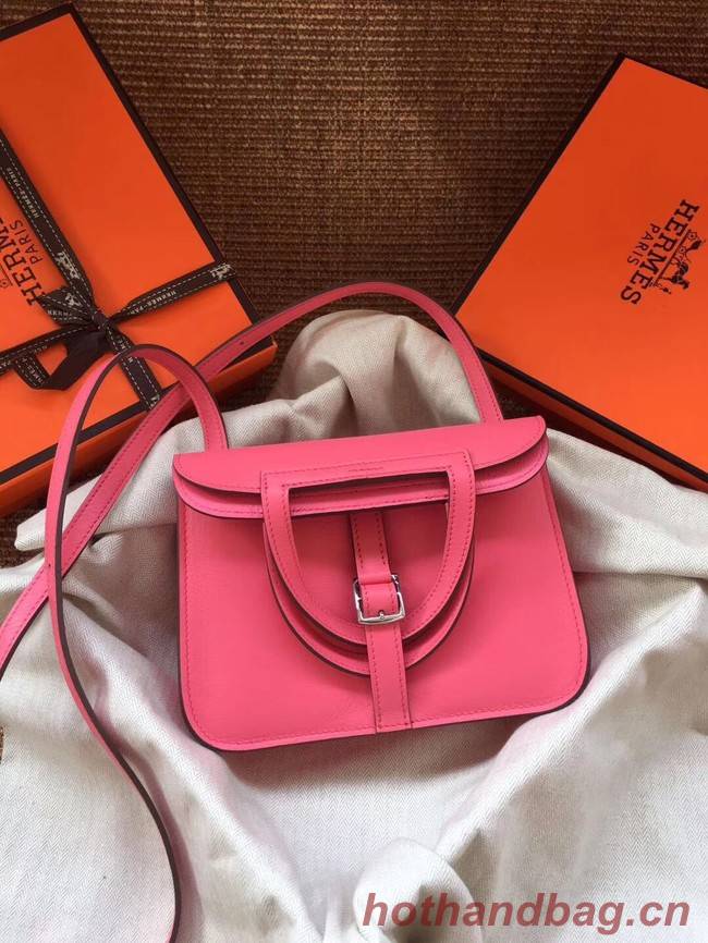 Hermes Original Halzan mini bag H069523 rose azalee