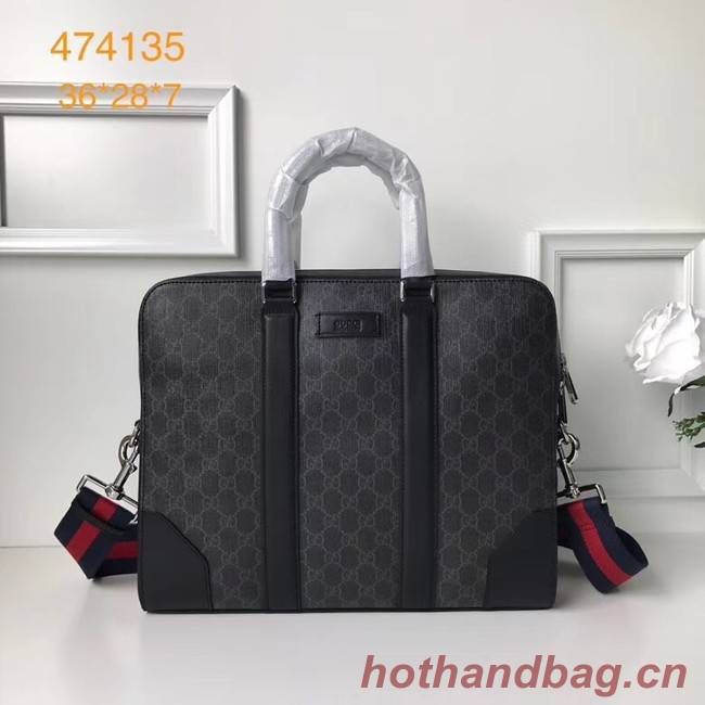 Gucci GG canvas top quality tote bag 387102 black