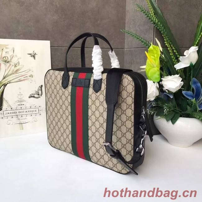 Gucci GG canvas top quality tote bag 387102 brown