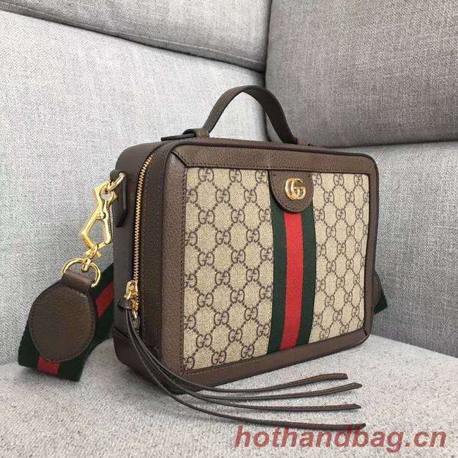 Gucci Ophidia small GG shoulder bag 550622 brown