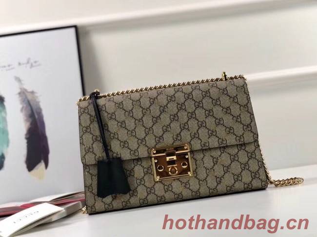 Gucci Padlock Shoulder Bag 409486 black