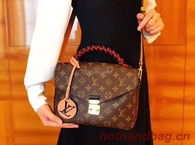 Louis vuitton original Monogram Canvas POCHETTE METIS M43984 Brown