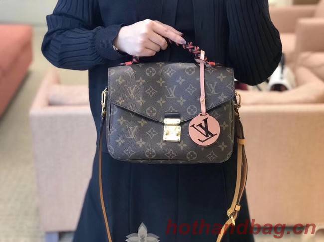 Louis vuitton original Monogram Canvas POCHETTE METIS M43984 Brown