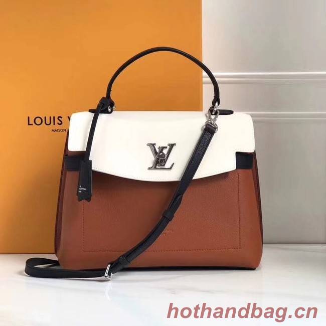 Louis Vuitton Original LOCKME EVER M52360 Caramel Creme Noir