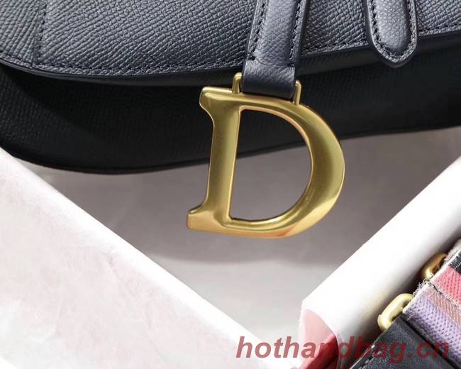 Dior SADDLE-TAS VAN KALFSLEER M0446CW black