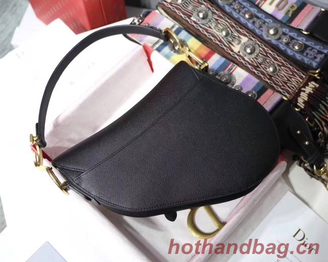 Dior SADDLE-TAS VAN KALFSLEER M0446CW black