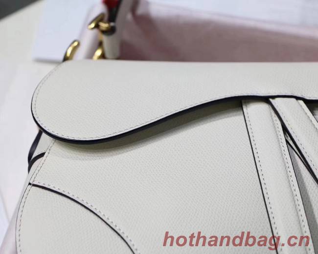 Dior SADDLE-TAS VAN KALFSLEER M0446CW offwhite