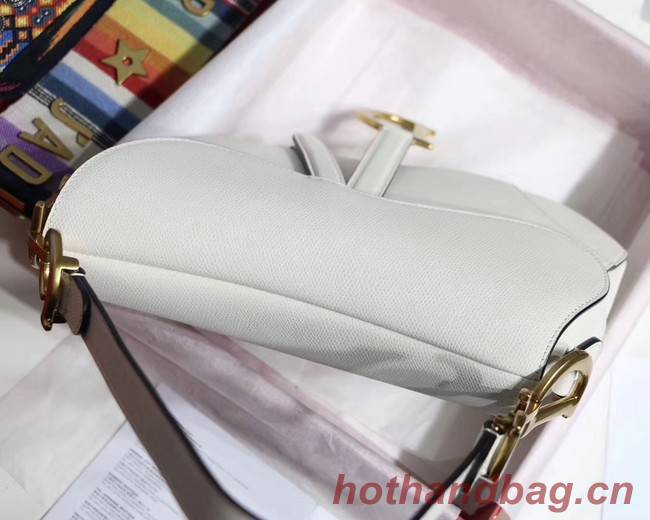 Dior SADDLE-TAS VAN KALFSLEER M0446CW offwhite