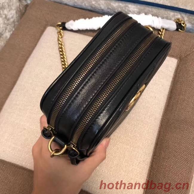 Gucci GG Marmont mini shoulder bag 550155 BLACK