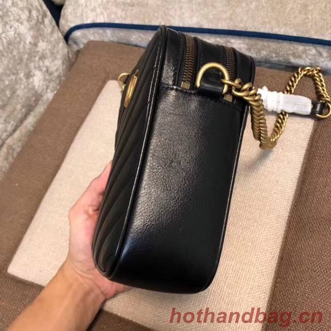 Gucci GG Marmont mini shoulder bag 550155 BLACK