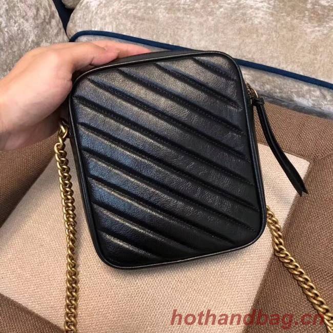 Gucci GG Marmont mini shoulder bag 550155 BLACK