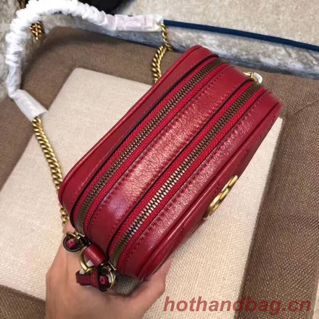 Gucci GG Marmont mini shoulder bag 550155 Red