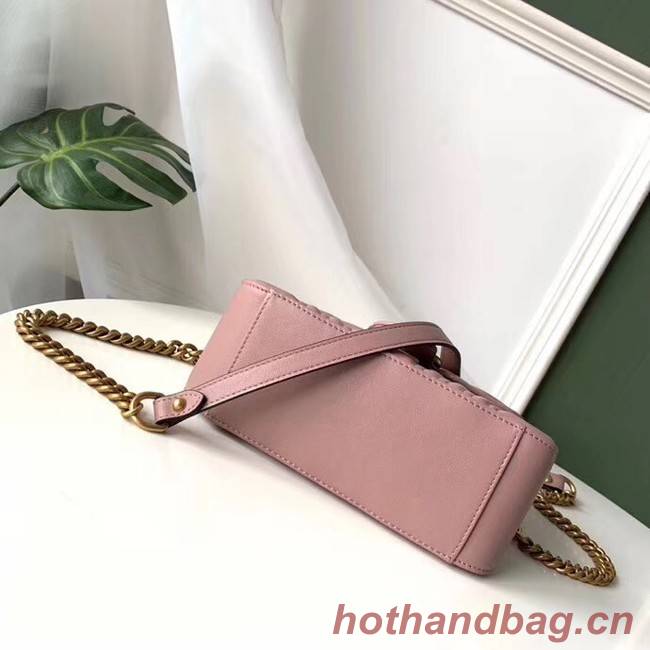 Gucci GG Marmont mini top handle bag 547260 pink