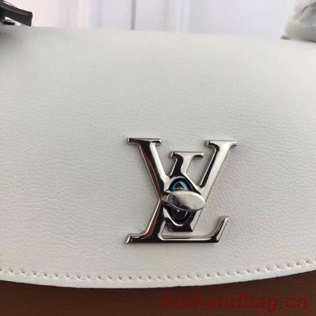 Louis Vuitton LOCKME EVER M51395 brown&white