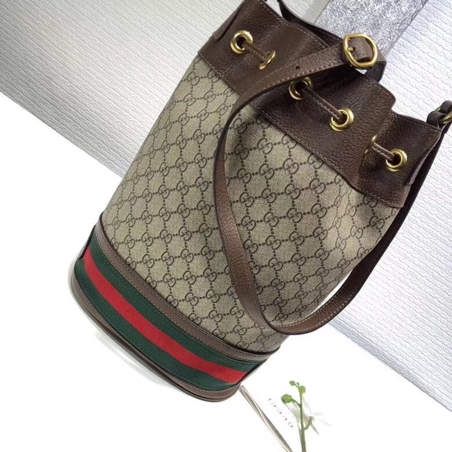 Gucci GG canvas Shoulder Bag 540457 brown