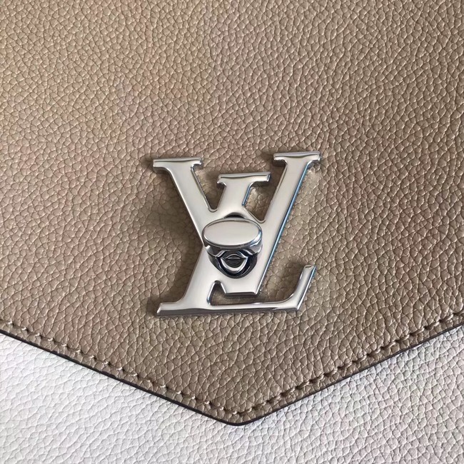 Louis vuitton original MY LOCKME M54849 Galet&white