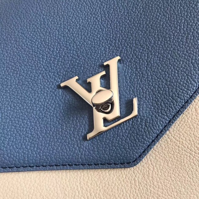 Louis vuitton original MY LOCKME M54849 blue&white