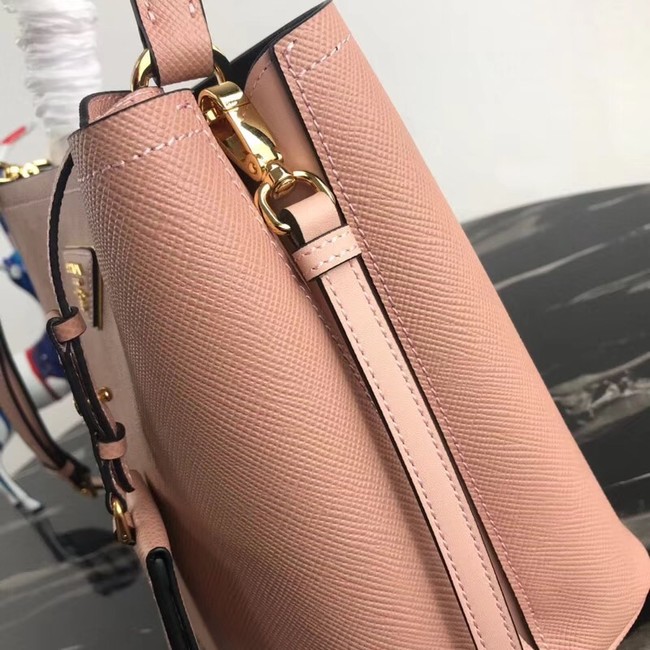 Prada Double Saffiano leather bag 1BA212 pink