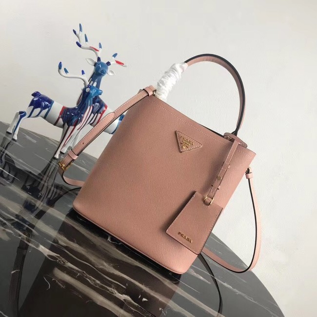 Prada Double Saffiano leather bag 1BA212 pink