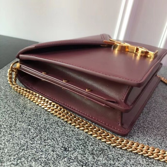 SAINT LAURENT Cassandra shoulder bag 96156 Burgundy