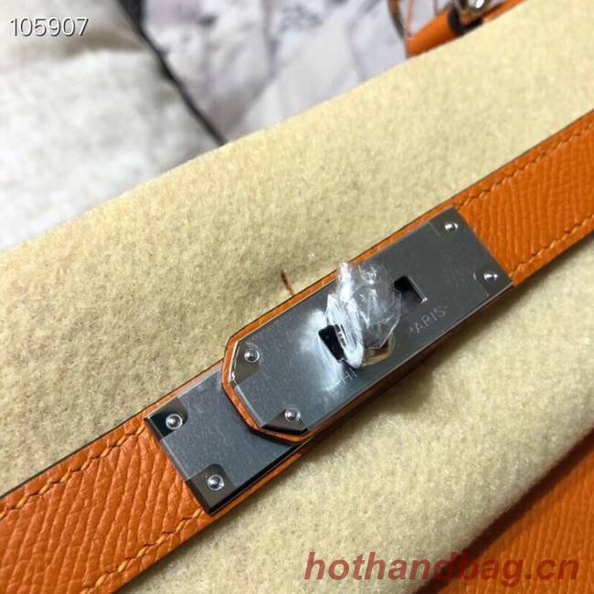 Hermes original Kelly Epsom Leather KL32 orange