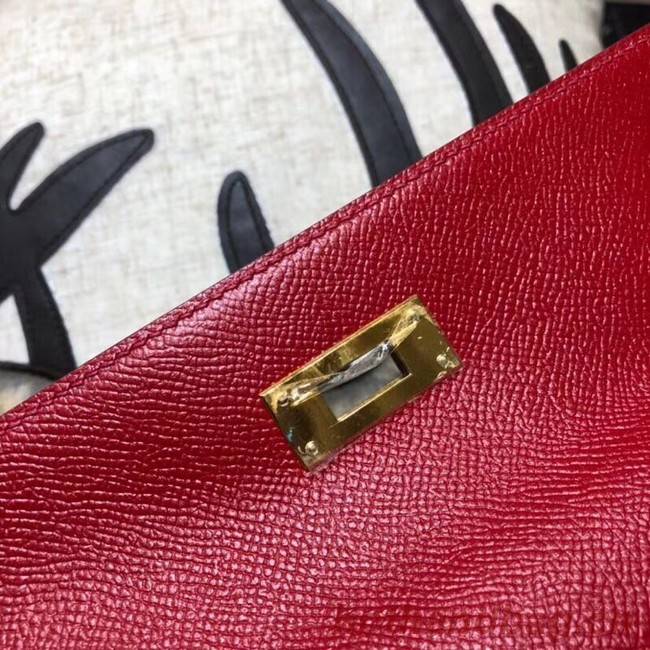 Hermes original Kelly Epsom Leather KL32 red