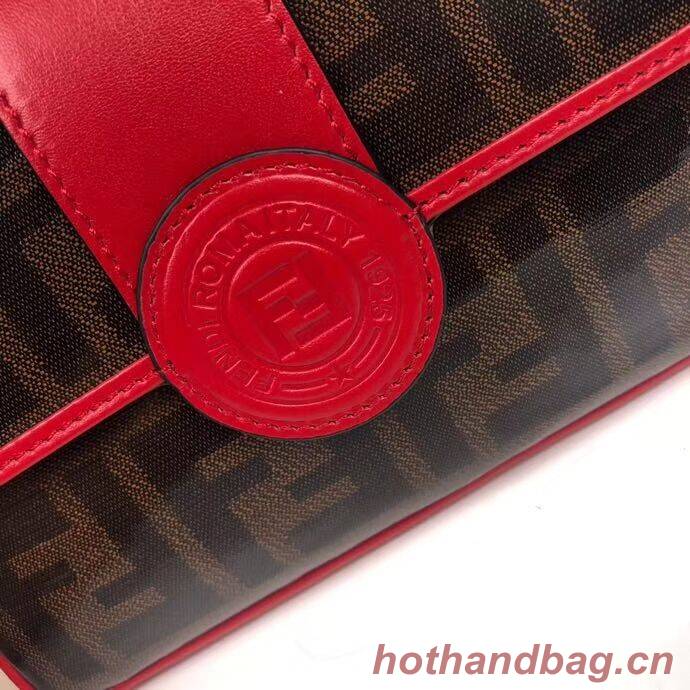 Fendi WALLET ON CHAIN 8HF836 RED