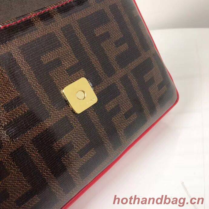 Fendi WALLET ON CHAIN 8HF836 RED